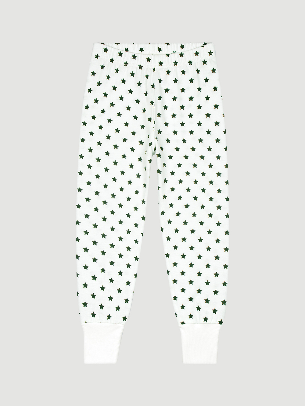 Пижама Mjölk Green Stars, на манжетах