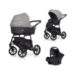 Коляска  BELLA (3 в 1) (RIKO BASIC) 01 серый-графит