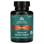 Ancient Nutrition, Рейши, поддержка стресса и иммунитета, 30 таблеток