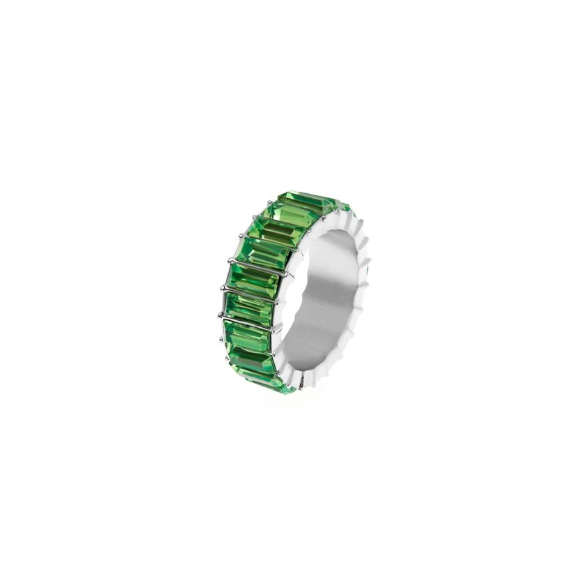 Emerald Ballier Ring - Silver