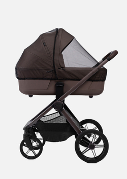 Peppy Коляска детская Monaco thermo 2 в 1 Mocca (кофе), рама серо-коричневая