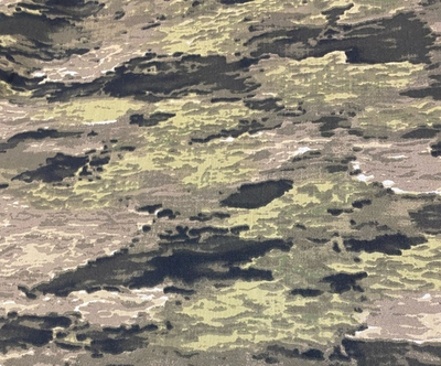 Ткань сорочечная Тиси 120 г/м2, ш. 150 см, тигр зелёный