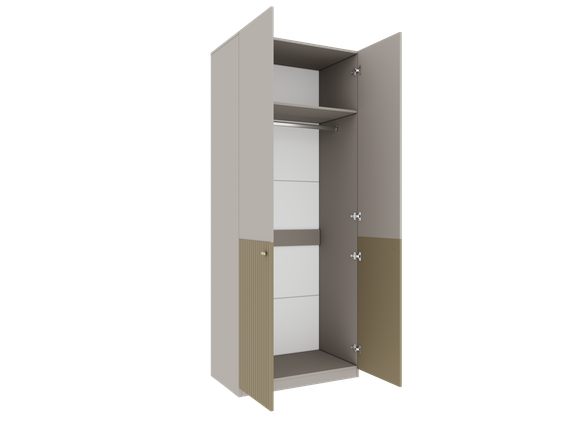 Сан-Ремо ПМ- 414.08 Шкаф для одежды Риалит софт, Кашемир