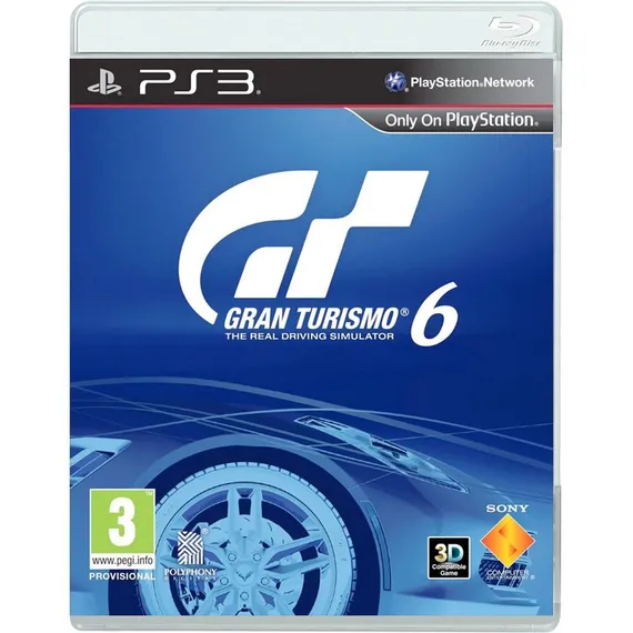 PS3 Gran Turismo 6 (Б/У, Полностью на русском языке, BLES-01893)