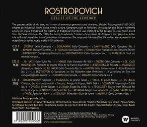 Mstislav Rostropovich / Cellist Of The Century (3CD)