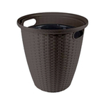 Кашпо напольное Ротанг D 380/30 л с внутренним горшком 16 л Горький шоколад