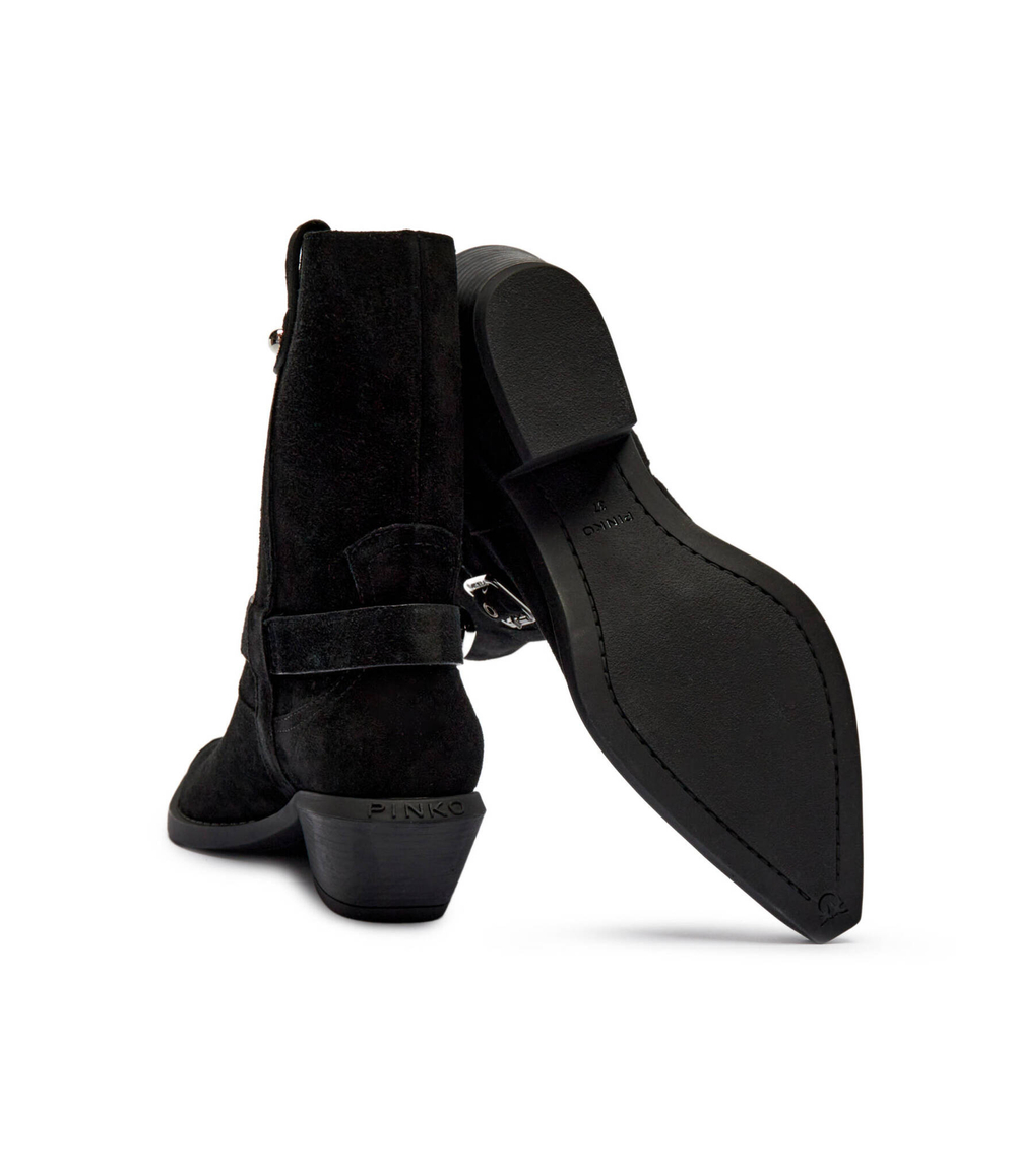 Кожаные ковбойки tex Pinko - черный(SD0197 P002)