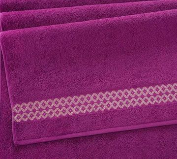 Полотенце махровое Блеск яркая фуксия 70x130 см