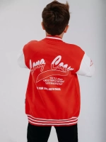 Красный бомбер для школы и сада