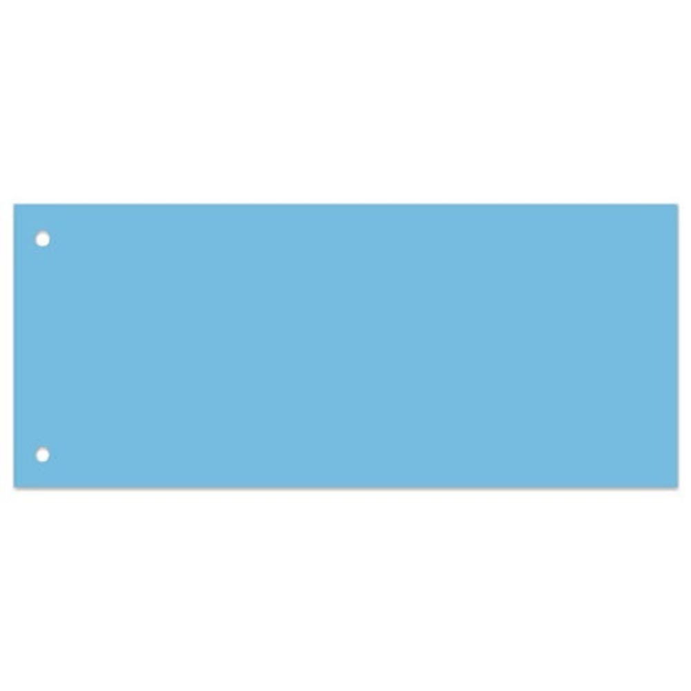 Разделители листов, картонные, 240*105мм, 180гр/м, 100шт/упак., голубые, Brauberg