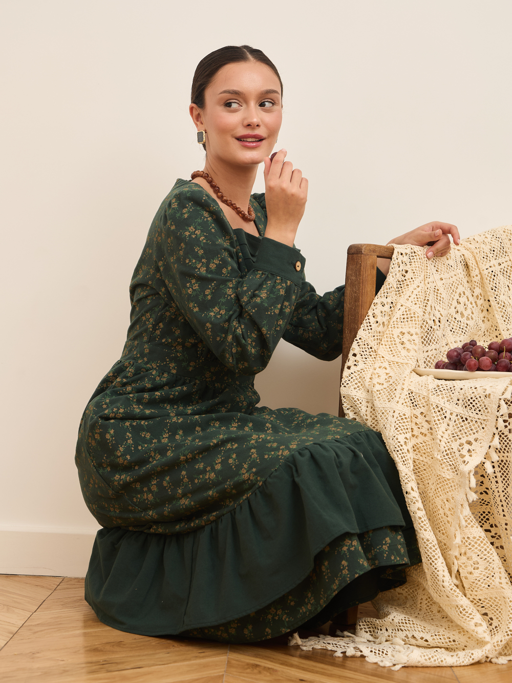 Платье с драпировкой