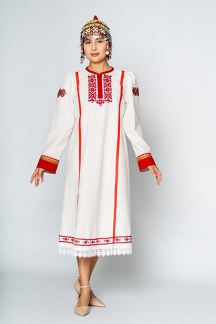 Платье женское с вышивкой