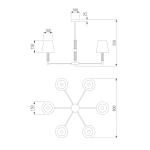 Потолочная люстра Eurosvet CONSO 60145/6 4690389191466