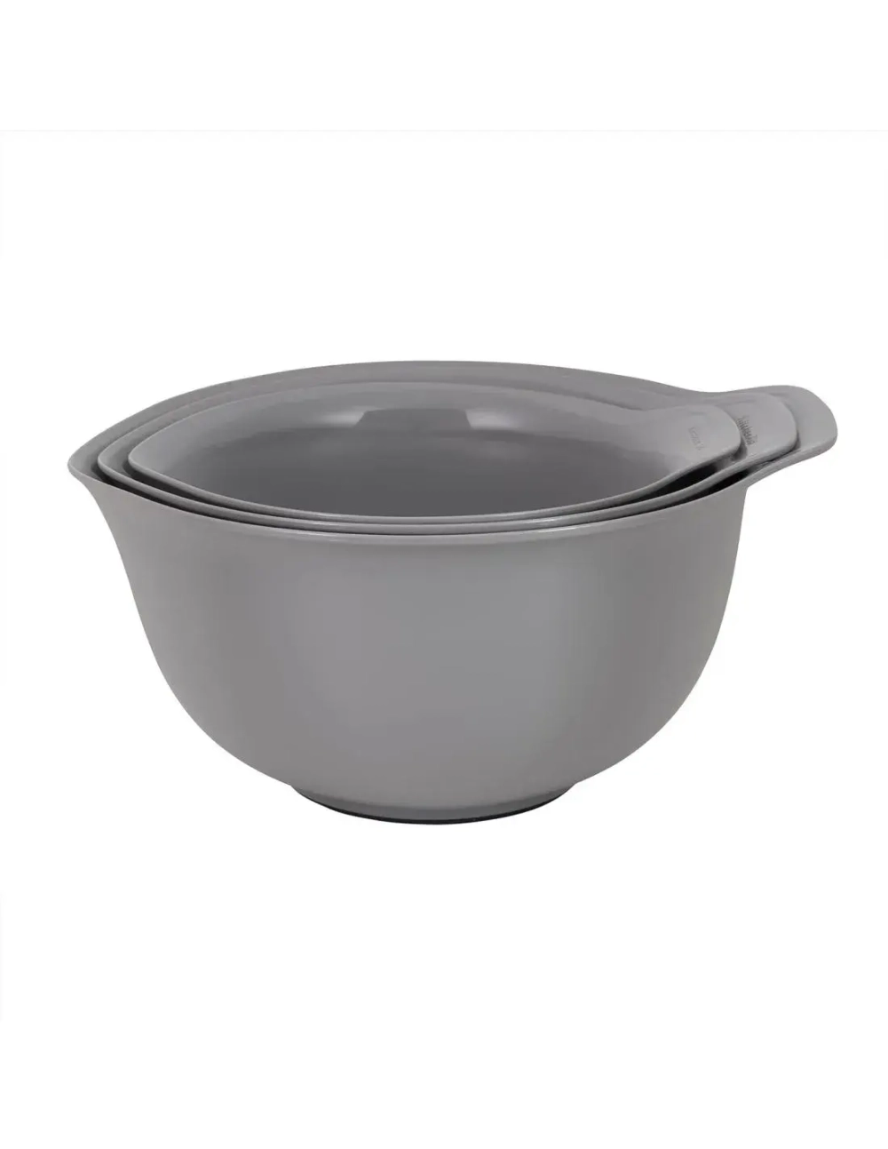 KitchenAid Набор из трех кухонных мисок серого цвета