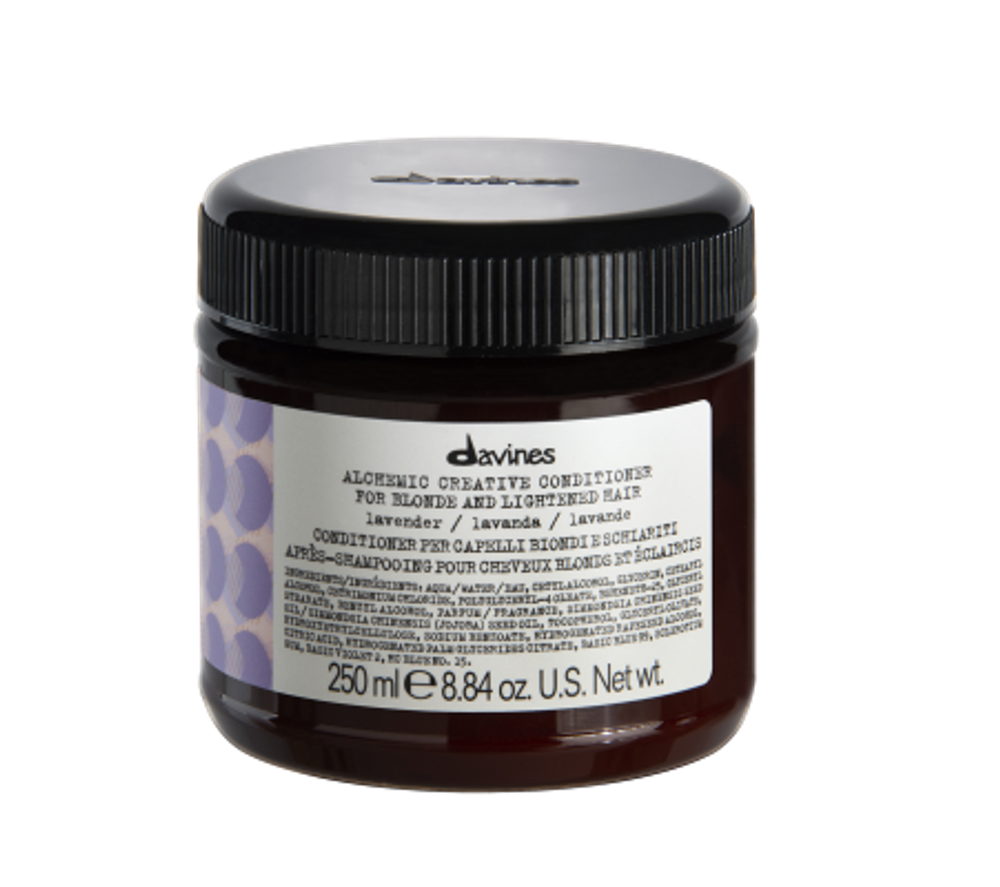 Кондиционер оттеночный для натуральных и окрашенных волос Davines Alchemic Conditioner - Lavender 250 мл