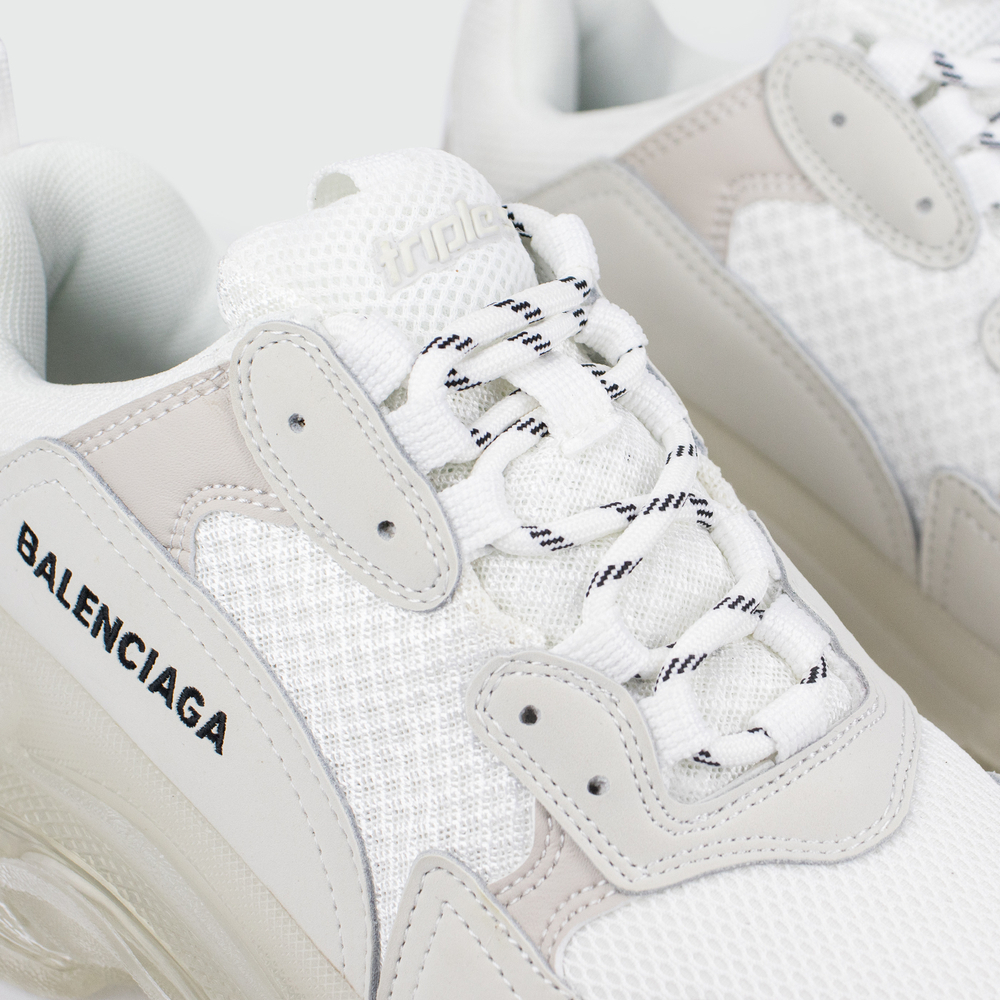 Кроссовки Balenciaga Triple S Silver / Clear Sole