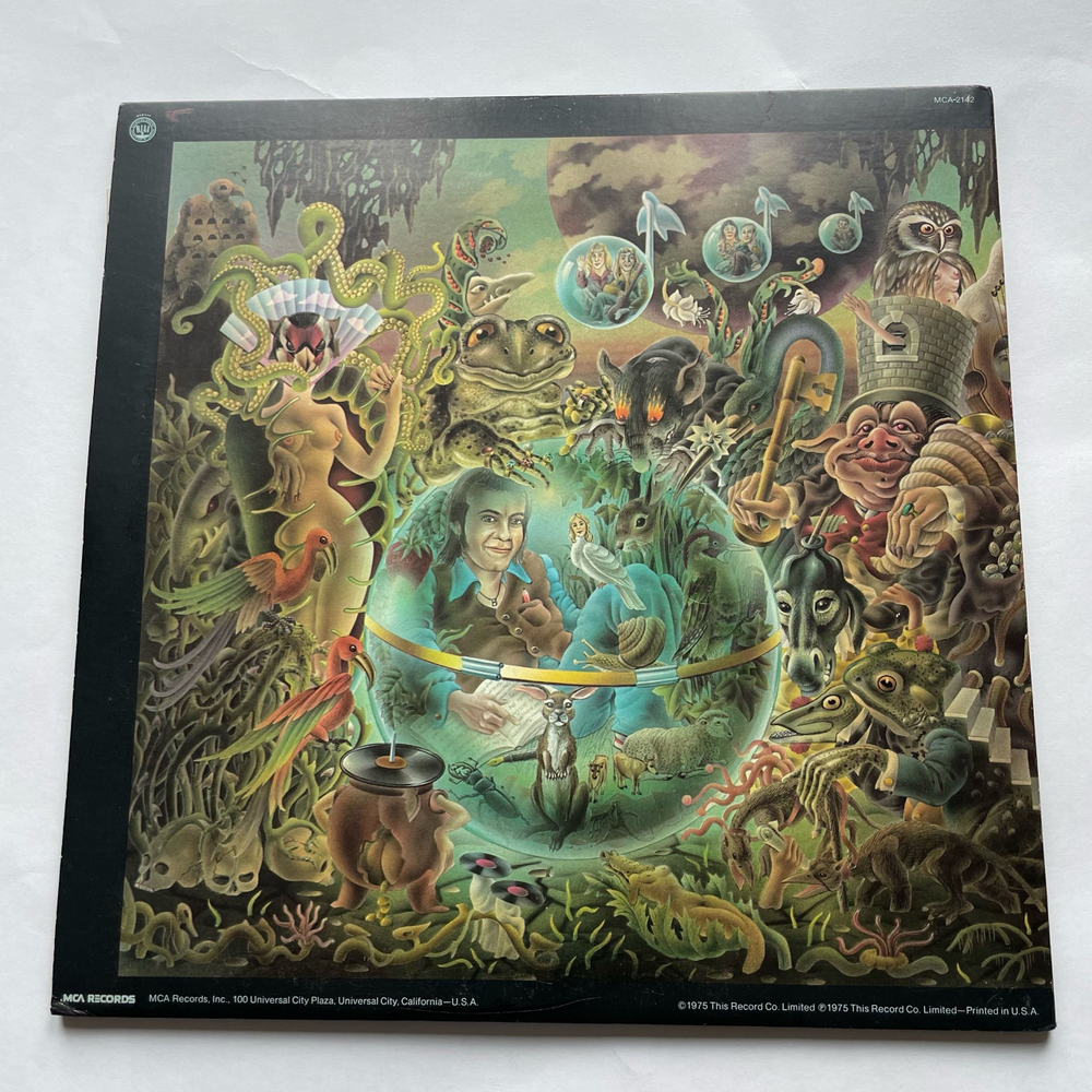 Винтажная виниловая пластинка LP Elton John Captain Fantastic And The Brown Dirt Cowboy (США 1975) (Полный Комплект, Два Буклета, Плакат)