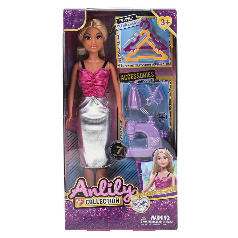 Кукла тип модель, с аксесс. коробка 616910