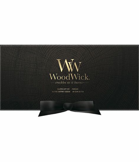 У камина, свеча эллипс в подарочной коробке, WoodWick