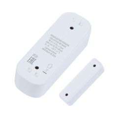 USN-A510 OS-WF WHITE Умный датчик открытия дверей и окон Wi-Fi. на батарейках AAAx2 н-к. PUSH оповещение. Накладной. Белый. Голосовое управление+приложение UnielSmart. TM Uniel