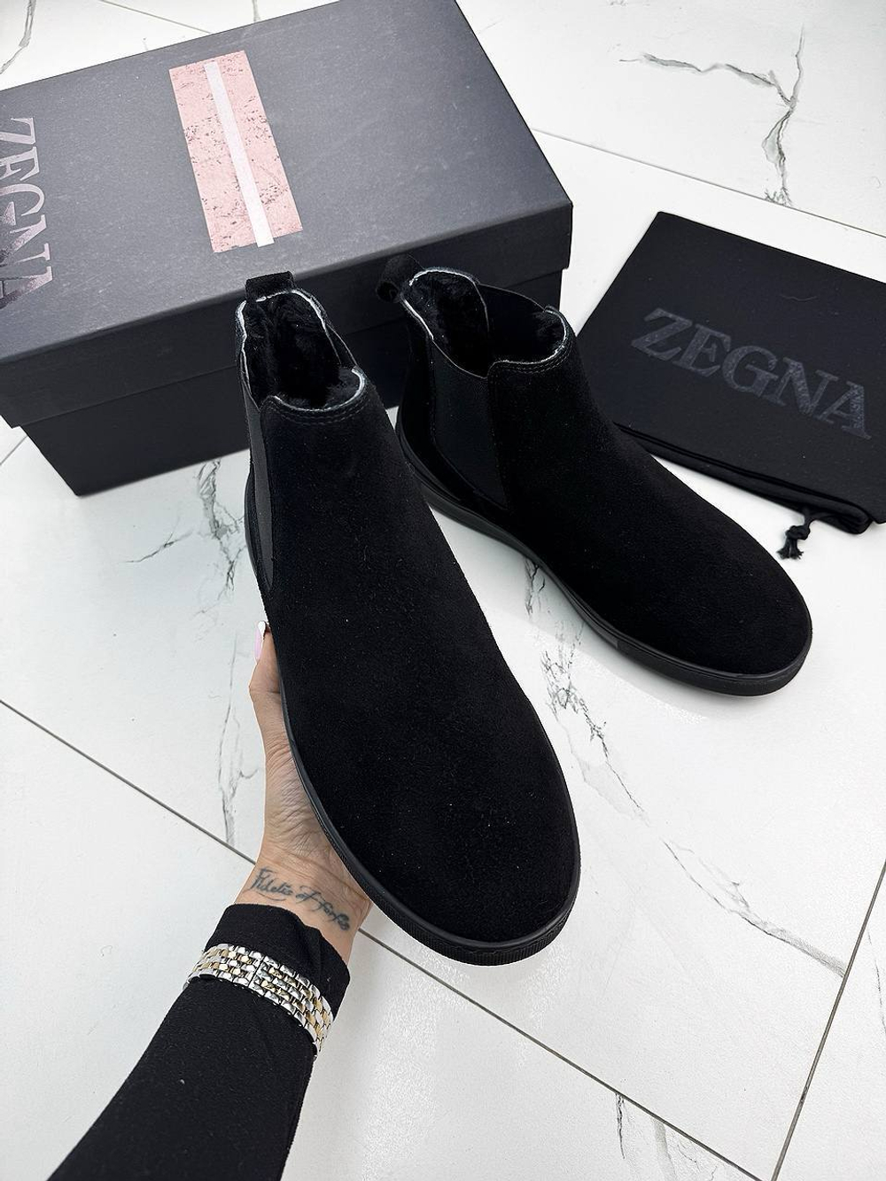 Ботинки Zegna, арт. 469650057