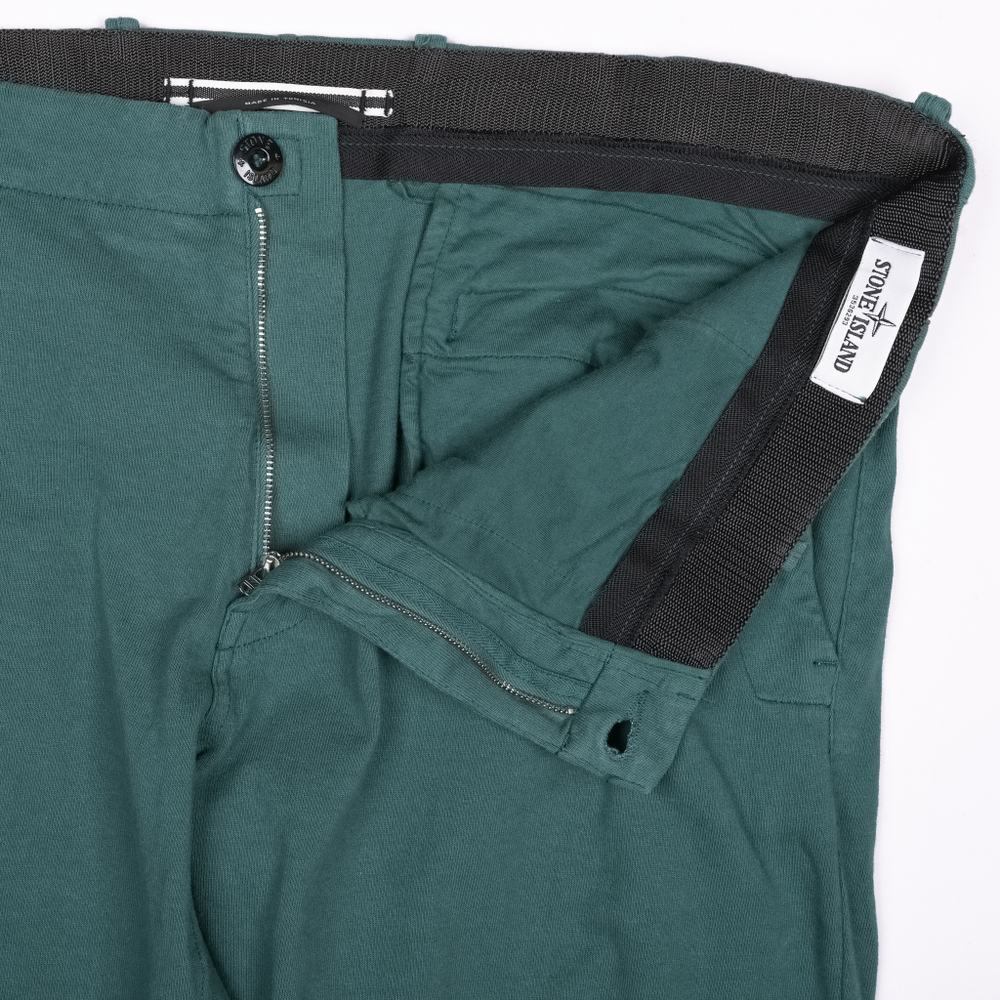 Легкие джоггеры Stone Island с элементами брюк в изумрудном оттенке, XL (36x30)