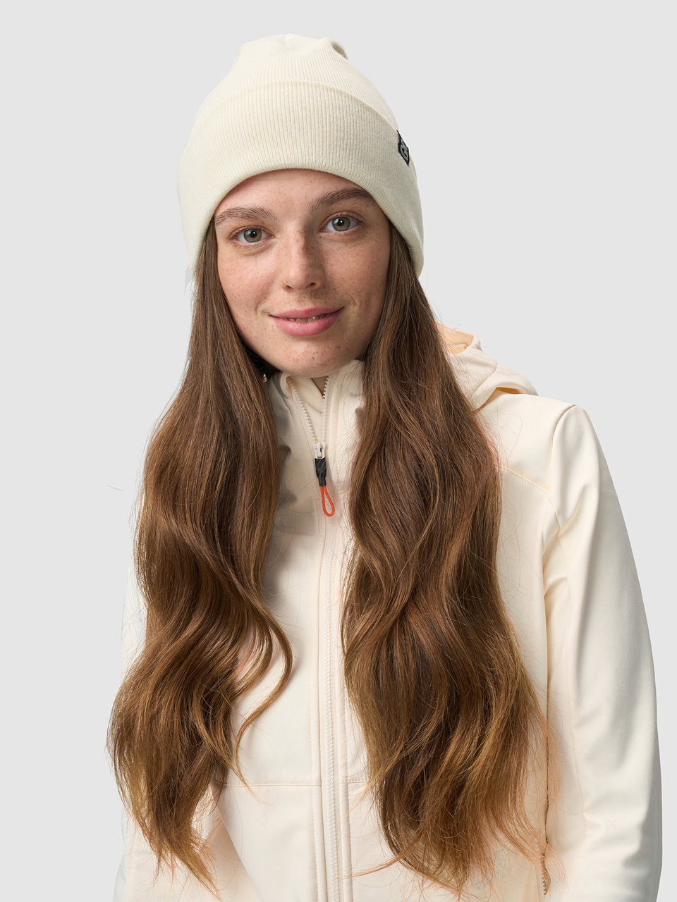 Шапка унисекс Норд кремовая
