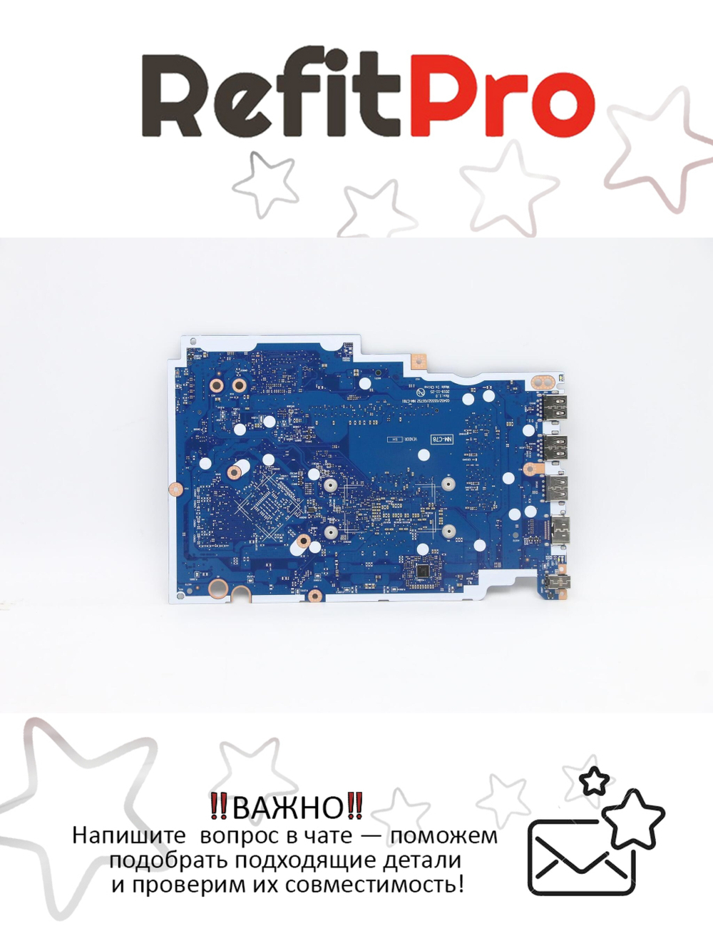 Материнская плата для ноутбука Lenovo ideapad 3-15IML05 Celeron 5205U UMA 4G WIN (5B21B37166), оригинал