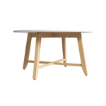 Стол журнальный NEO 3, цвет белый матовый / светлое дерево