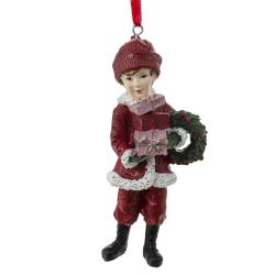GAEM Изделие декоративное подвесное "Девочка/Мальчик", L5 W3 H11 см, 4в.
