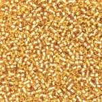 Японский бисер TOHO Round 15/0 (№PF22), с внутренним серебрением, прозрачный