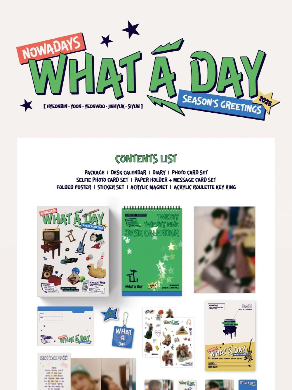 товары NOWADAYS - WHAT A DAY 2025 SEASON'S GREETINGS