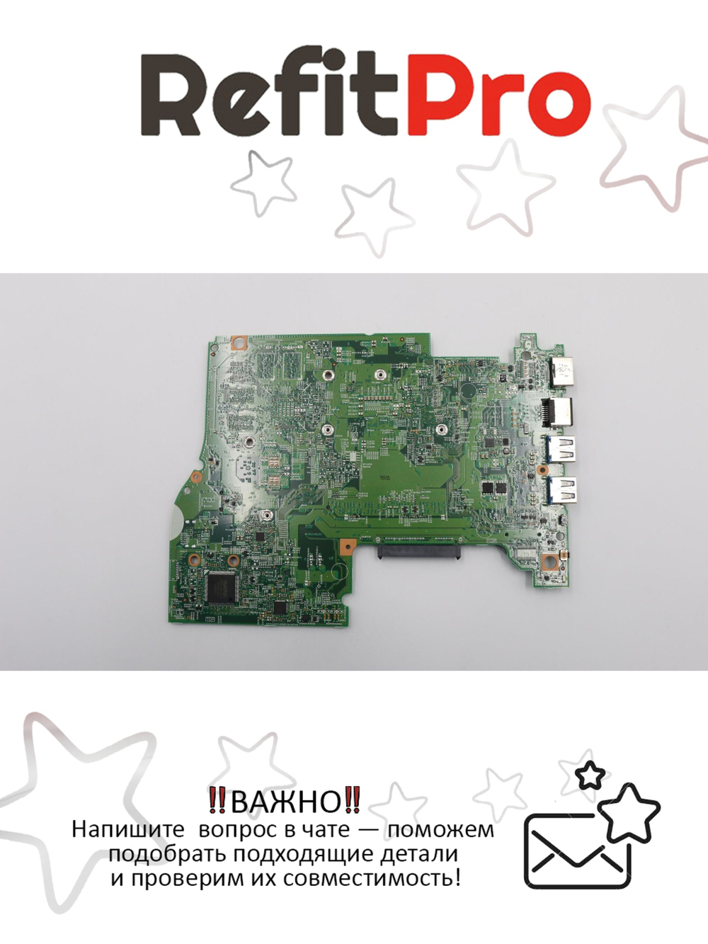 Материнская плата для ноутбука Lenovo Yoga 500-15ISK / Flex3-1570 W8P 3805UMA BDW (5B20H91258), оригинал