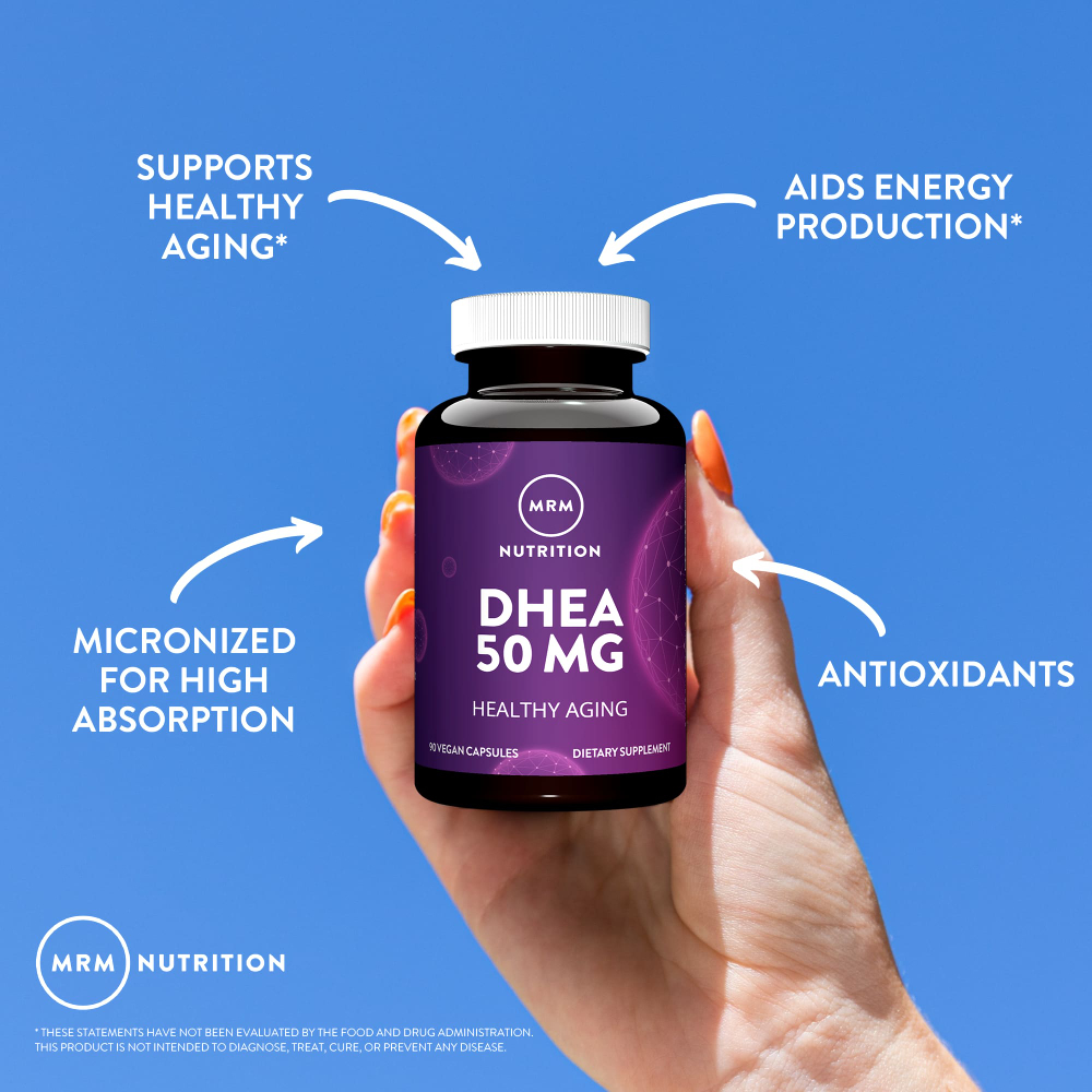 MRM Nutrition, DHEA, 50 мг, 90 веганских капсул
