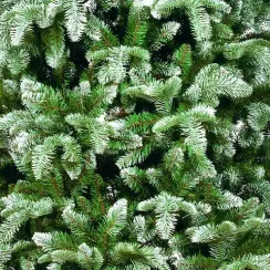 Елка Нормандия утонченная заснеженная 215 см., литая хвоя+пвх, Triumph Tree (73857)