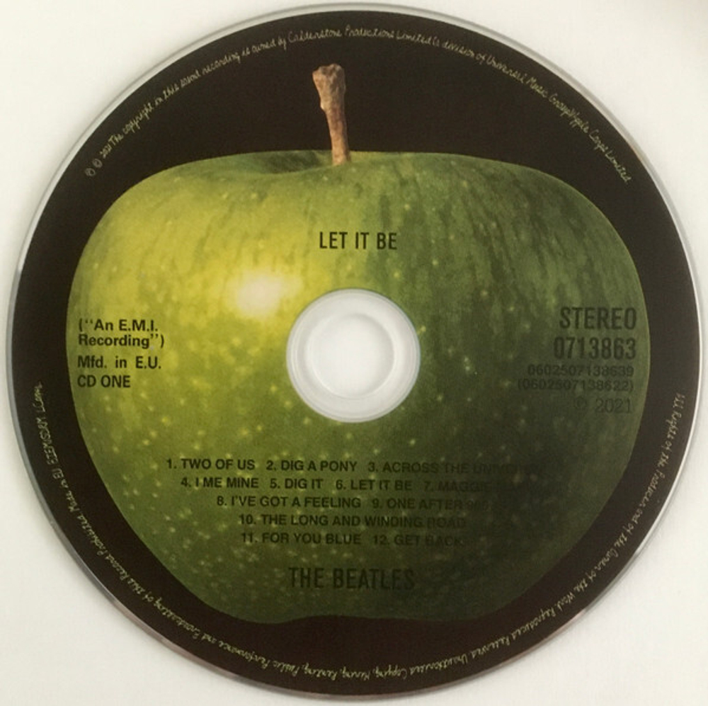 CD The Beatles - Let It Be 2CD (Европа 2021г.)