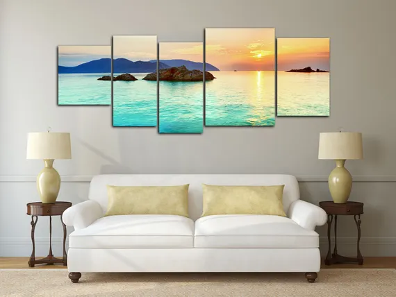 Модульная картина "Морские горы"