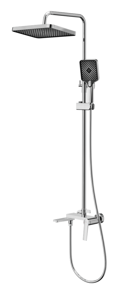 493062 Душевая система (ХРОМ) ViEiR (4/1шт)