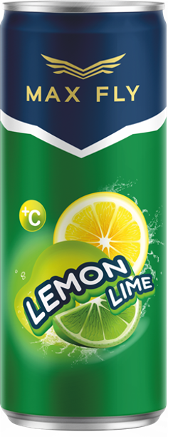 MAX FLY - LEMON LIME 330ML 1/24