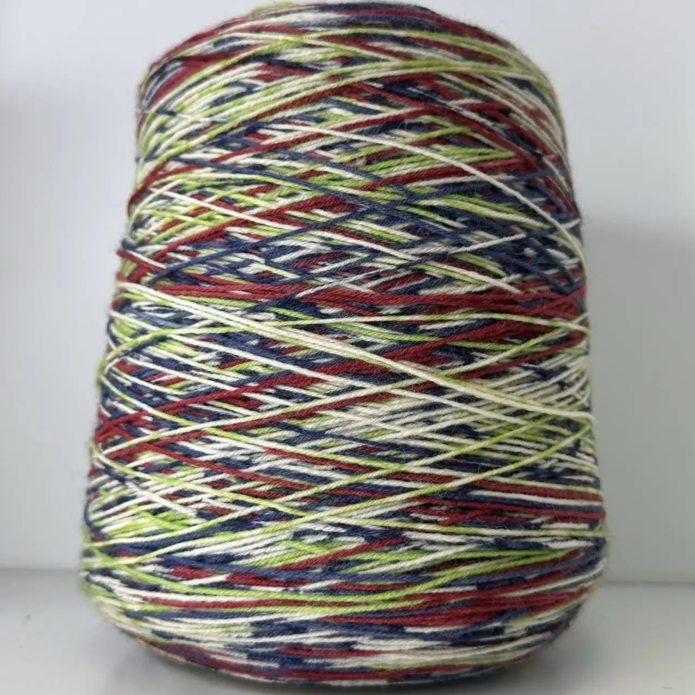 FLOWER PRINT; 75% меринос, 25% п/а; 410м/100гр; col. P-0050, цвет: салатовый, синий, бордо; S701