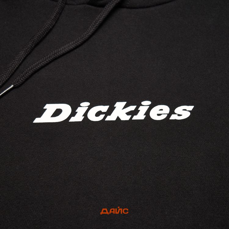 Толстовка мужская Dickies Enterprise Hoodie  артикул:DK0A4Z2NBLK1 - купить в магазине Дайс