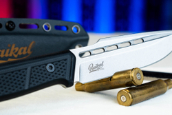 Нож Kizlyar Supreme BAIKAL D2 SW G10-BH KS (Stonewash, G10 Black Handle, Kydex Sheath)
