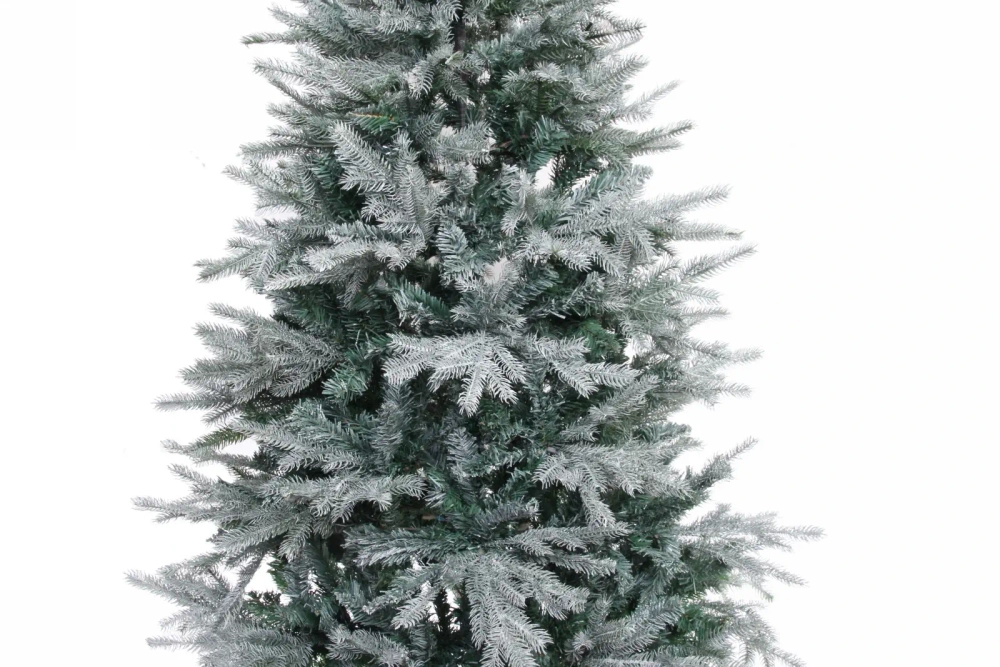 Ёлка «Искристая» 180 см, литой ПВХ с белым напылением (705 веток) (SP1908A-180)