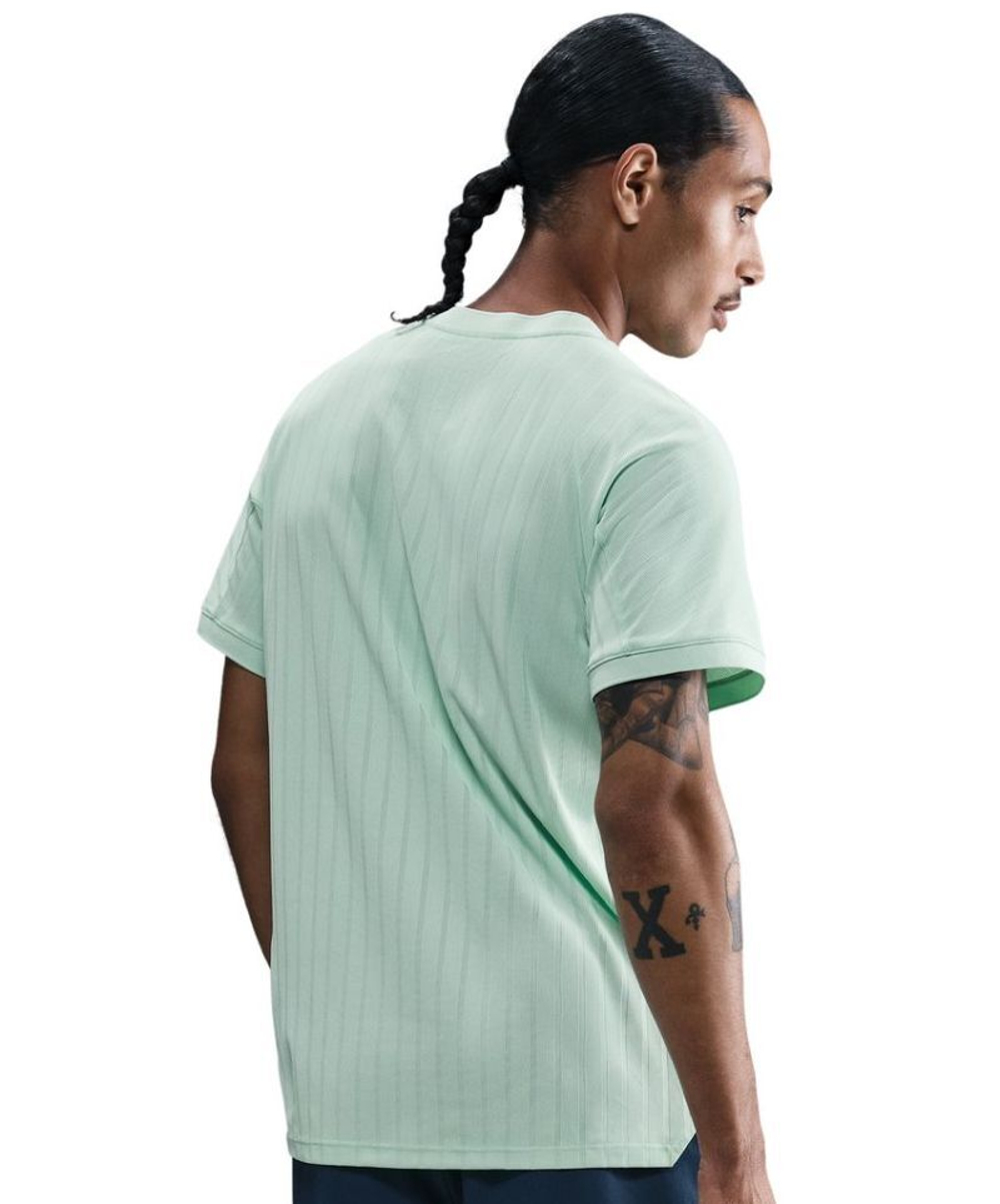 Мужская теннисная футболка Nike Court Slam Dri-Fit Advantage - mint foam