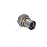 Соединитель для МП/PE-X труб латунь пресс Дн 20х3/4" под евроконус с накидной гайкой RM179E Giacomini RM179X106