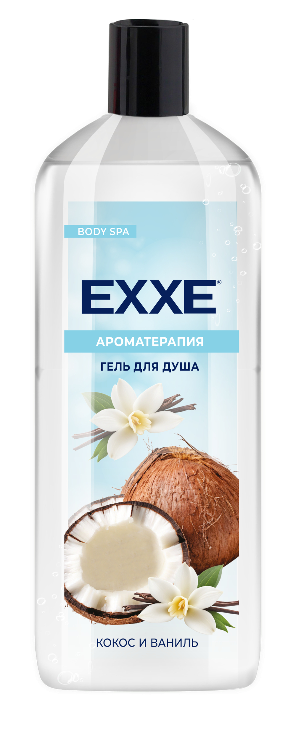 EXXE Гель для душа Ароматерапия "Кокос и ваниль", 400 мл