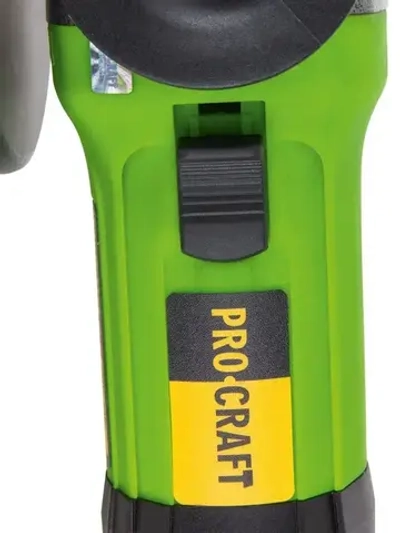 Болгарка 125 мм 1100 Вт электрическая сетевая PROCRAFT PW1100 ушм щеточная