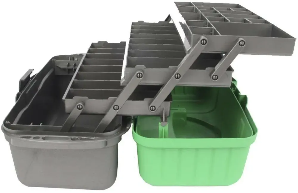 Ящик рыболова трехполочный зеленый (T-HS-FB3-G) Helios