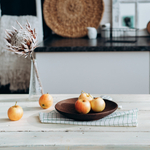 Деревянная текстурированная тарелка Art of Siberia из дерева сибирской сосны T121