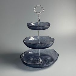 Lenardi 200-160 Трехъярусная этажерка в под.уп.(х12)Стекло